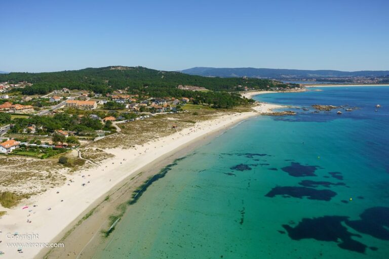 Vista aérea Playa Area da Crus