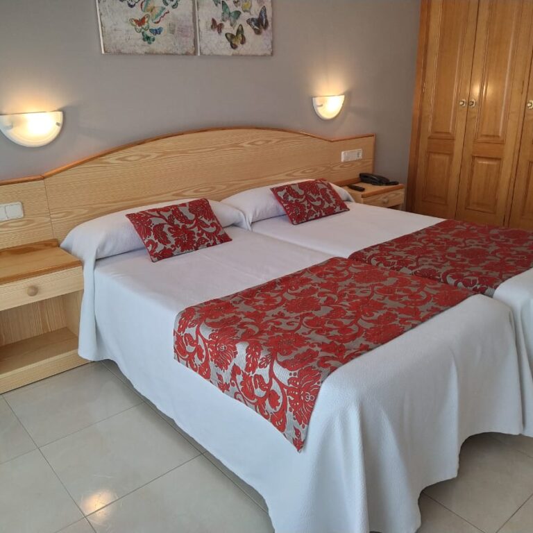 Interior de la pensión