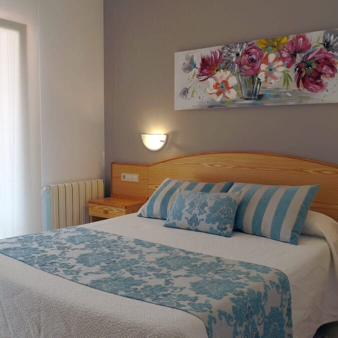 Interior de la pensión